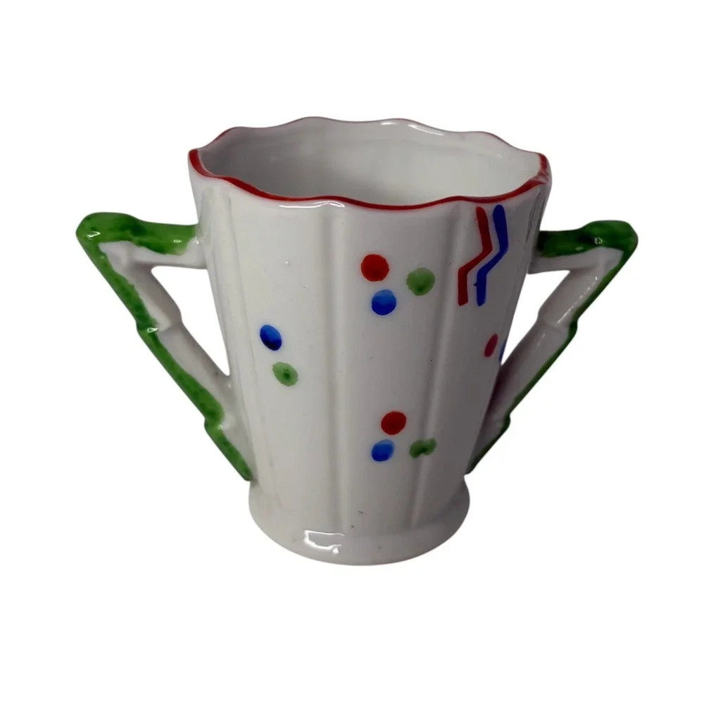 Vintage Japan Giraffe Creamer Sugar Bowl Set‎ Hand Painted Art Deco Original Box